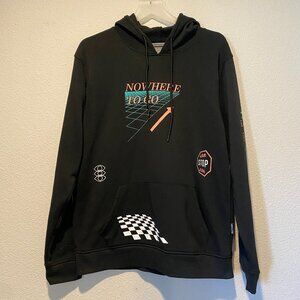 Brooklyn Cloth Black Hoodie‎ Medium | "Nowhere to Go" Graphic Pullover